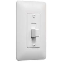 TayMac 1-Gang Masque 2000 Wallplate Toogle Cover White