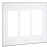 TayMac 3-Gang Standard (3) Decorator White Smooth