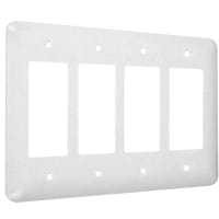 TayMac 4-Gang Maxi (4) Decorator White Textured