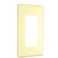 TayMac 1-Gang Standard Decorator Ivory Smooth