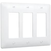 TayMac 3-Gang Masque 5000 Wallplate Decorator White