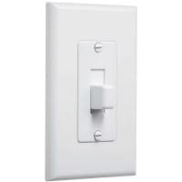 TayMac 1-Gang Masque Decorator Cover Toggle -White