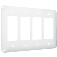 TayMac 4-Gang Maxi (4) Decorator White Smooth