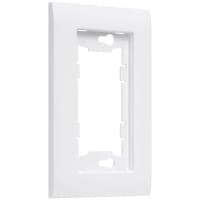 TayMac Allure 1-Gang Wall Plate White