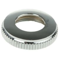 APEM Components Chrome panel nut for pushbutton switch