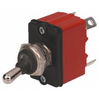 APEM Components Toggle Switch SP On-On, 12 A@ 28 V dc, Panel Mount