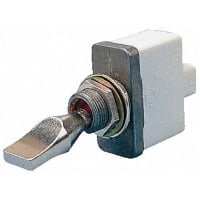 APEM Components Toggle switch, SP, on/off, screw tm, std lvr