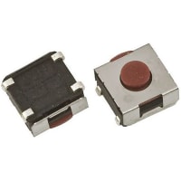 APEM Components Brown Washable Tactile Switch, SPST-NO 50 mA@ 12 V dc