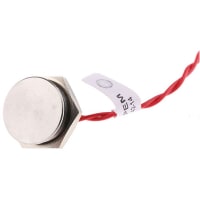 APEM Components IP68 Through Hole Piezo Switch, 200 mA@24 V ac/dc, NO, -40 to +75degC