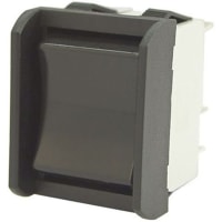 APEM Components Black DPDT Rocker Switch, On-Off-On, 10 A @ 250 V ac +85degC -20degC 22mm 30mm