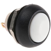 APEM Components Push Button Switch, IP67, SPST-NO, Panel Mount, Momentary