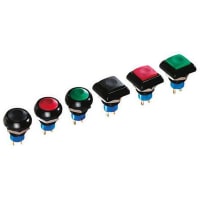 APEM Components Push Button Switch, IP67, NO, Panel Mount, Momentary