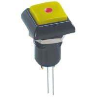 APEM Components Push Button Switch, IP67, Panel Mount, Off-On, Illuminated Red LED, 