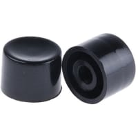 APEM Components Black Push Button Cap, for use with Apem SP Series (Push Button Switch), Cap