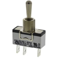 APEM Components Toggle Switch SP On-Off-On, 10 A@ 24 V dc, Panel Mount