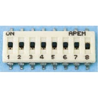 APEM Components DIP SWITCH 6P CMS