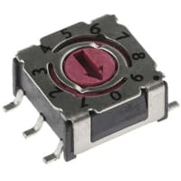 APEM Components 10 Way Surface Mount DIP Switch, Rotary Flush Actuator