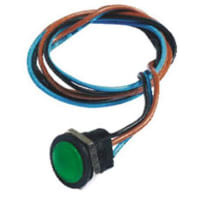 APEM Components SEALED PUSBUTTON SWITCH - GREEN DIA 16MM