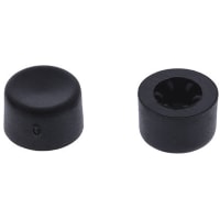 APEM Components Black Push Button Cap, for use w/pem 9600 Series(Sub-Miniature Pmnt Switch), Cap