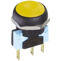 APEM Components Push Button Switch, IP67, SPDT-NO/NC, Panel Mount, Momentary