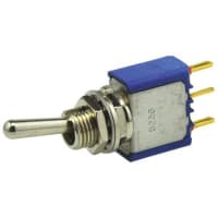 APEM Components Toggle Switch SP On-Off-On, 0.4 A@ 20 V, PCB