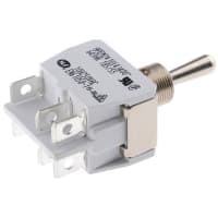 APEM Components Toggle Switch DP On-Off-On, 10 A@ 24 V dc, Panel Mount