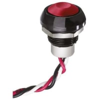 APEM Components Hall effect pushbutton switch, red