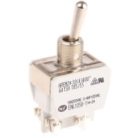 APEM Components Toggle Switch On-Off, 10 A@ 24 V dc, Panel Mount