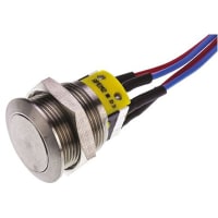 APEM Components Push Button Switch, IP65, SPDT-NO/NC, Momentary