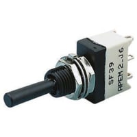 APEM Components Toggle Switch SP On-On, 5 A@ 125 V ac, Panel Mount