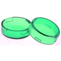 APEM Components Panel Mount Indicator Lens Round Style, Green, 15mm Diameter