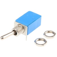 APEM Components Toggle Switch SP On-On, 4 A@ 125 V ac, 4 A@ 30 V dc, PCB