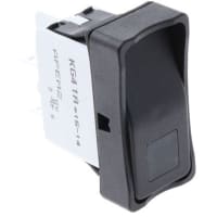 APEM Components IP65 Illuminated Black DPST Rocker, On-Off, 15 A@250 Vac +85C -40C 21.08mm 36.8mm