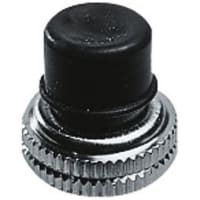 APEM Components Push Button Boot, for use with 800 Series Push Button Switch, Black