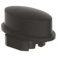 APEM Components Black Push Button Cap, for use with 3F Series Push Button Switch, Cap