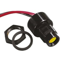 APEM Components 8mm rear mount LED indicator, yel 12Vdc