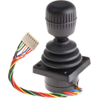 APEM Components IP65 Joystick Switch, 3 axes, 40 mA Through Hole 5V, -25 - +70degC