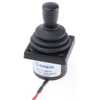 APEM Components IP65 Joystick Switch, 1 axes, 1 A 125V ac, -25 - +80degC