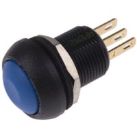 APEM Components Push Button Switch, IP67, NO/NC, Panel Mount, Momentary