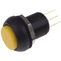 APEM Components Push Button Switch, IP67, NO/NC, Panel Mount, Momentary