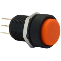 APEM Components Push Button Switch, IP67, NO/NC, Panel Mount, Momentary