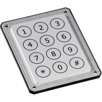 APEM Components Keypad;12 Key;IP68;Anodized Alum;Rear Mounting;Matrix Output 4x3;24VDC