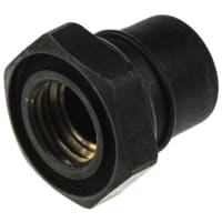 APEM Components Accessory, Sealing Boot, 1/4-40 NS-2B Thread, 11mm H, Silicone, Black