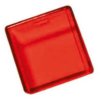 APEM Components Accessory, Pushbutton Lens, Square, Illuminative, Red, A01 Series