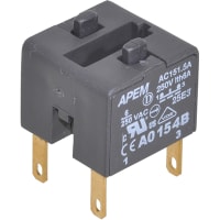 APEM Components Switch Block, DPST-NC(DB), For E-Stop Switches, 1.5A, 250VAC, Solder/QC