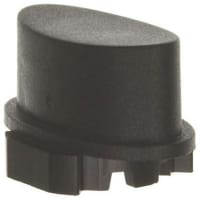 APEM Components Black Push Button Cap, for use with 3F Series Push Button Switch, Cap