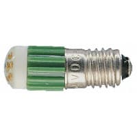 APEM Components LED Reflector Bulb, E5, Yellow, Multichip, 6 mm Lamp, 6mm dia., 24 V dc