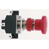 APEM Components Push Button Switch, DPDT-NO/NC, Panel Mount