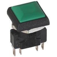 APEM Components Push Button Switch, IP67, SPDT-NO/NC, Panel Mount, Momentary