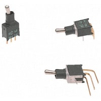 APEM Components Toggle Switch SP (On)-Off-(On), 0.4 A@ 20 V, PCB